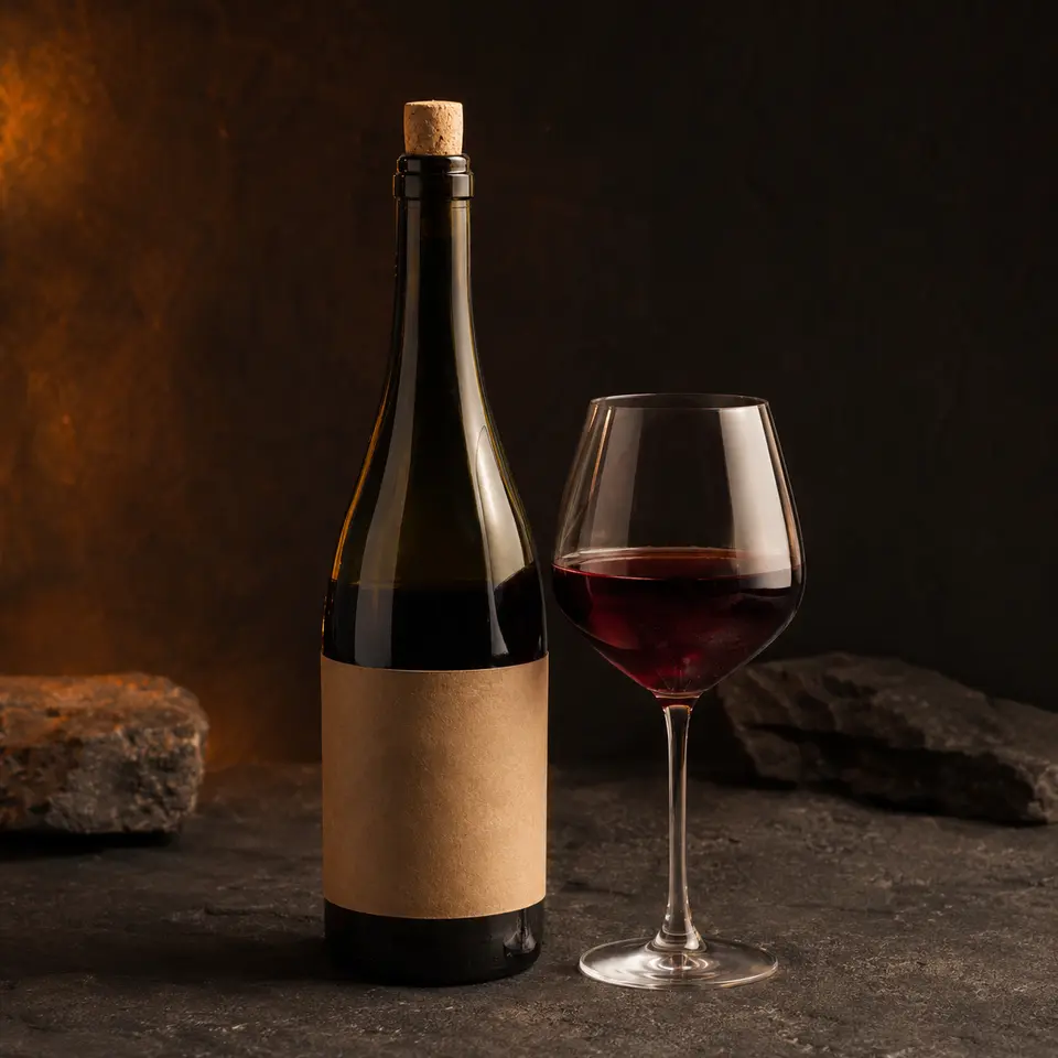 Botella de Vino del País