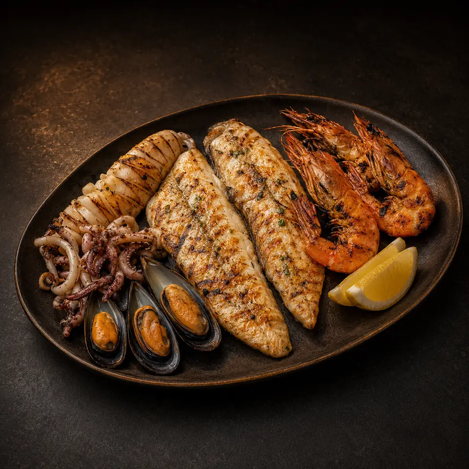 Parrillada de Pescado para Dos